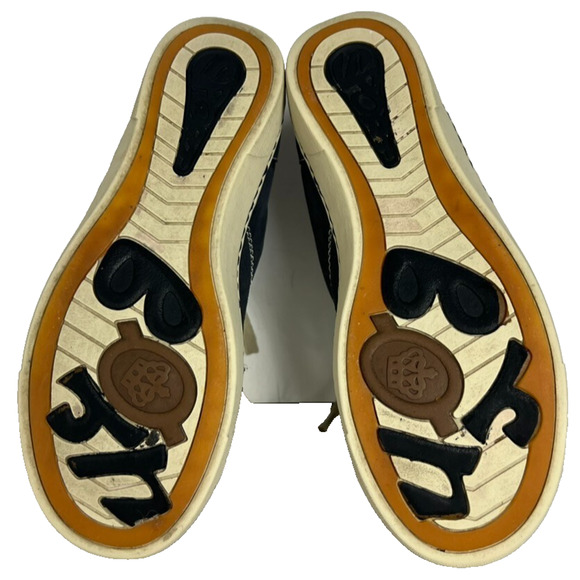 Born Sneakers Womens Size 6 Blue Suede High Top Leather Lace Up - Picture 10 of 11